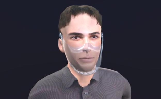 Un leonés patenta un prototipo de mascarillas transparentes