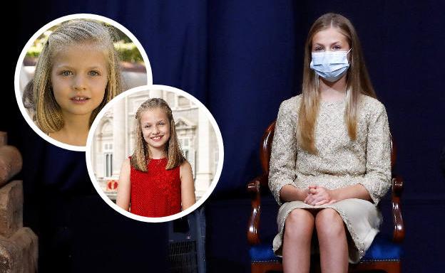 Los 'looks' de la princesa Leonor: de niña a mujer