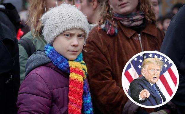 Greta Thunberg se venga de Trump