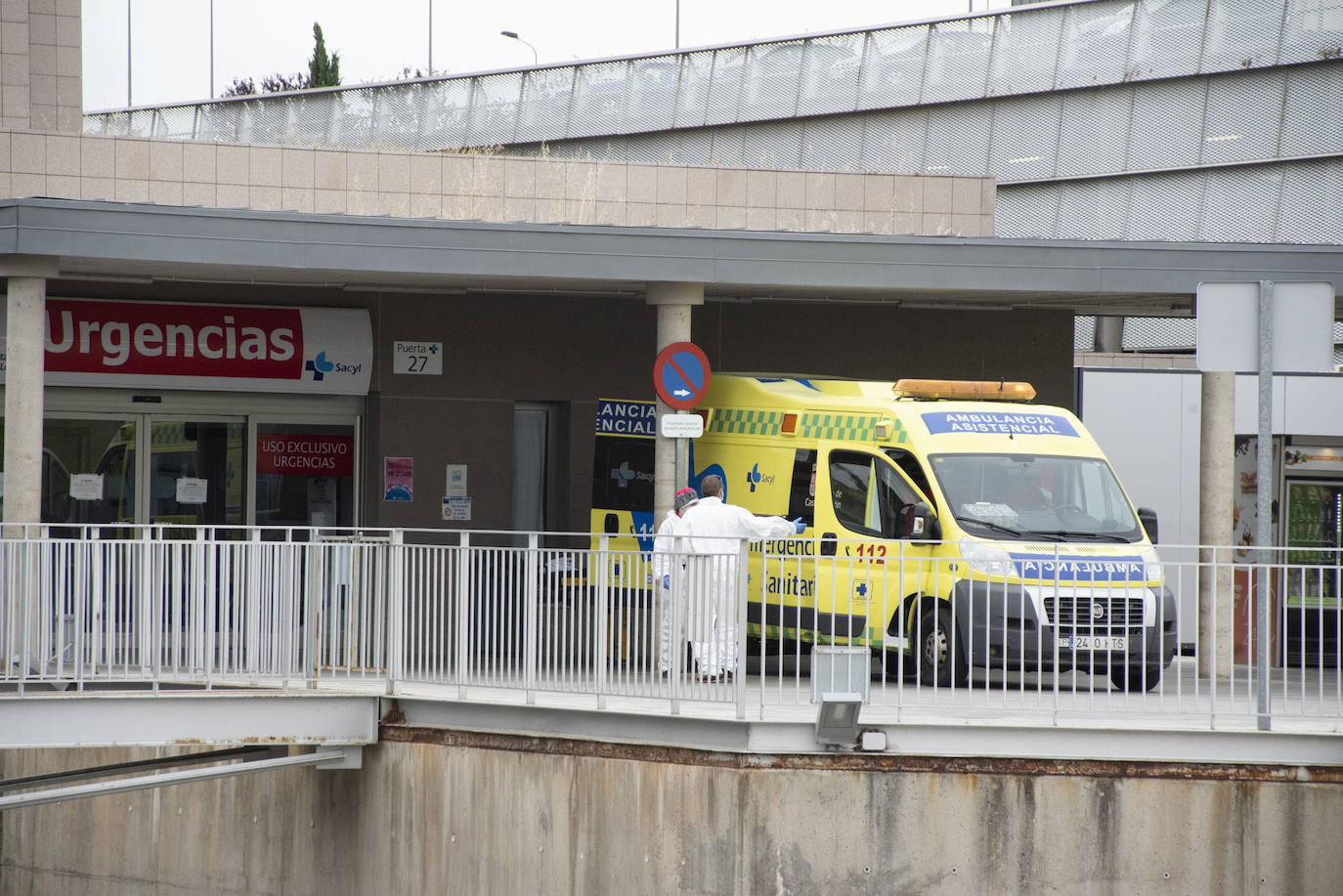 Seis nuevos ingresos por covid-19 en el Hospital General de Segovia