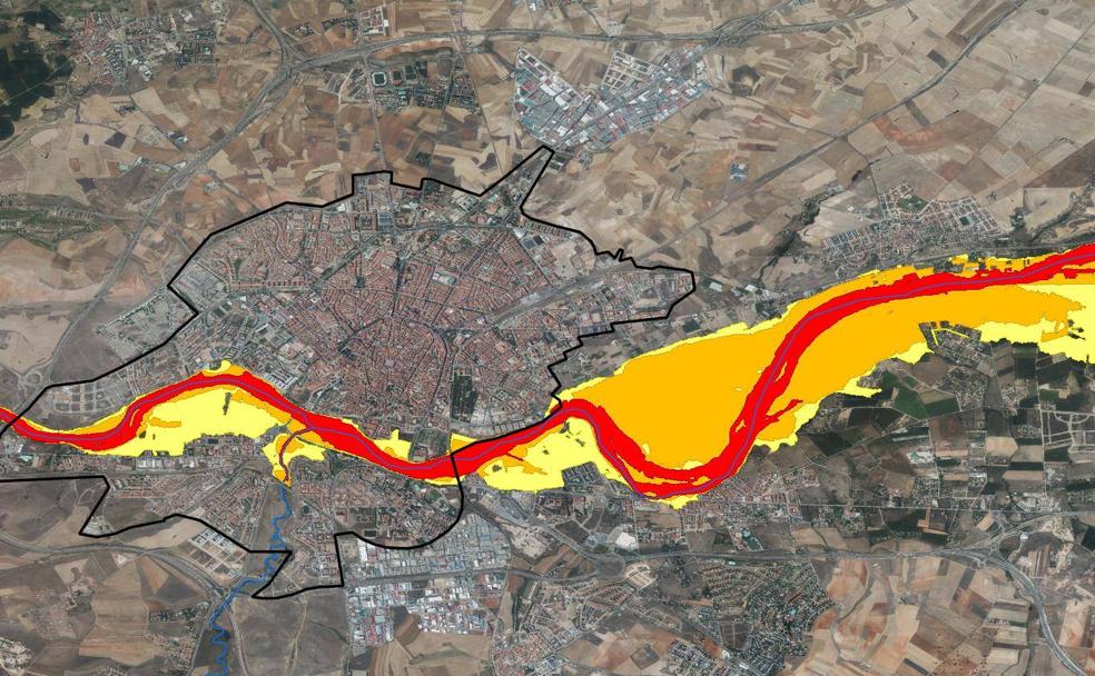 El mapa de las inundaciones de Salamanca