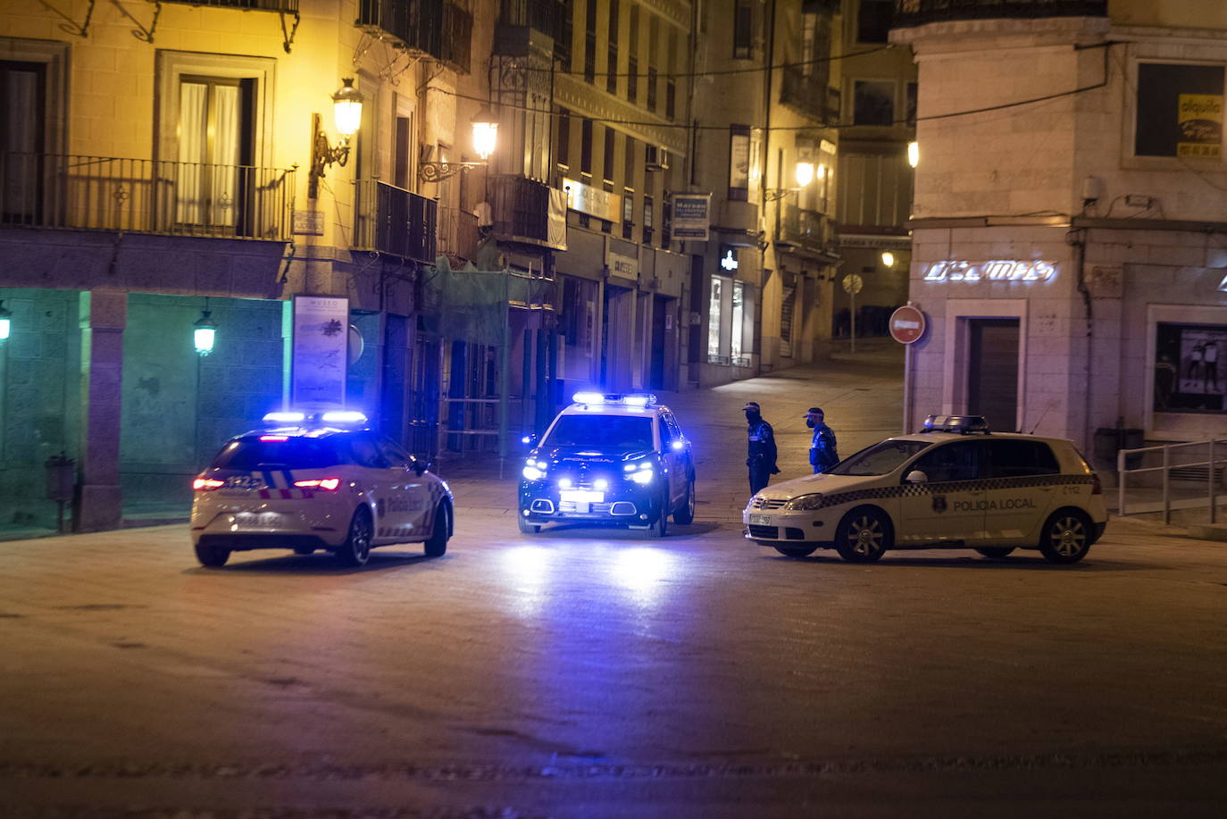 La Policía investiga la oleada de quema de contenedores en el último mes en Segovia