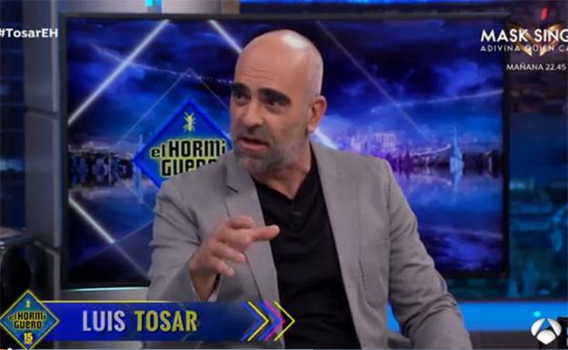 Luis Tosar, en su visita a 'El Hormiguero', crítica a los responsables de los insultos machistas a Sara Sálamo en las redes sociales