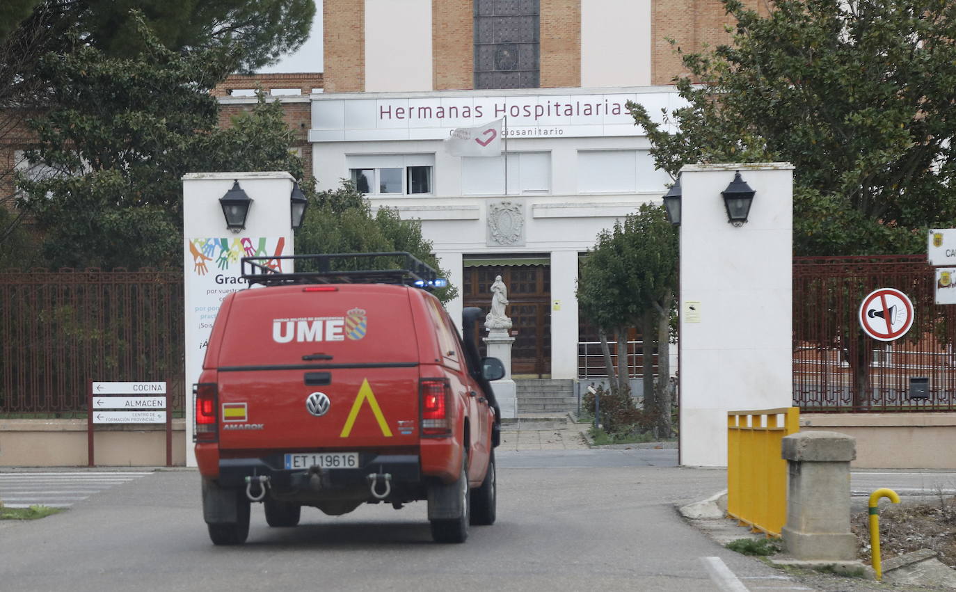 Un brote afecta a una unidad con 29 residentes en Hermanas Hospitalarias en Palencia