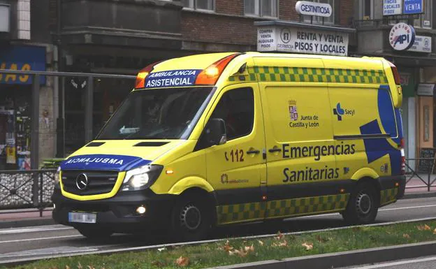 Hospitalizado un varón de 58 años al caerse de una escalera en Tudela de Duero