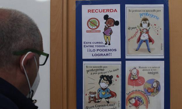 Tres aulas de los colegios segovianos Eresma, Los Almendros y Entre Dos Ríos, en cuarentena por la covid