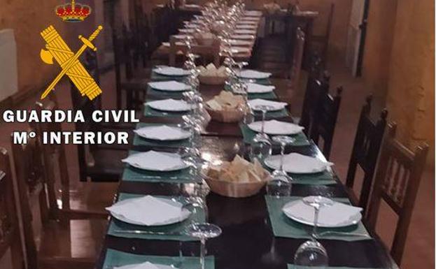 Evitan la celebración de un banquete para 40 comensales en una bodega de Boecillo (Valladolid)