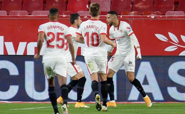 La ambición del Sevilla tumba al Celta en el debut de Coudet