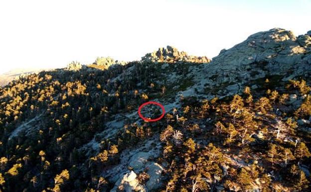 Rescatan en helicóptero a una montañera herida en la ruta de Siete Picos, en la Sierra de Guadarrama
