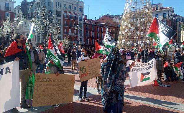 Valladolid sale a la calle en contra de la ruptura del alto el fuego en el Sahara occidental
