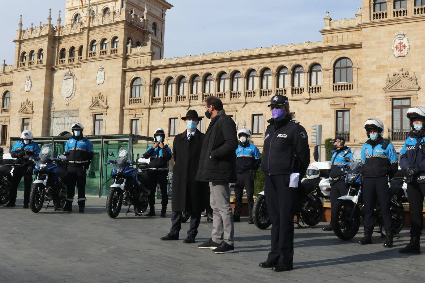 Presentación de los nuevos vehículos de la Policía Municipal de Valladolid