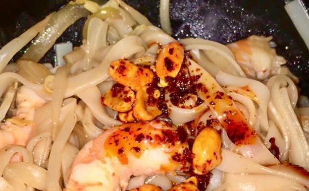 Cocina exótica en casa