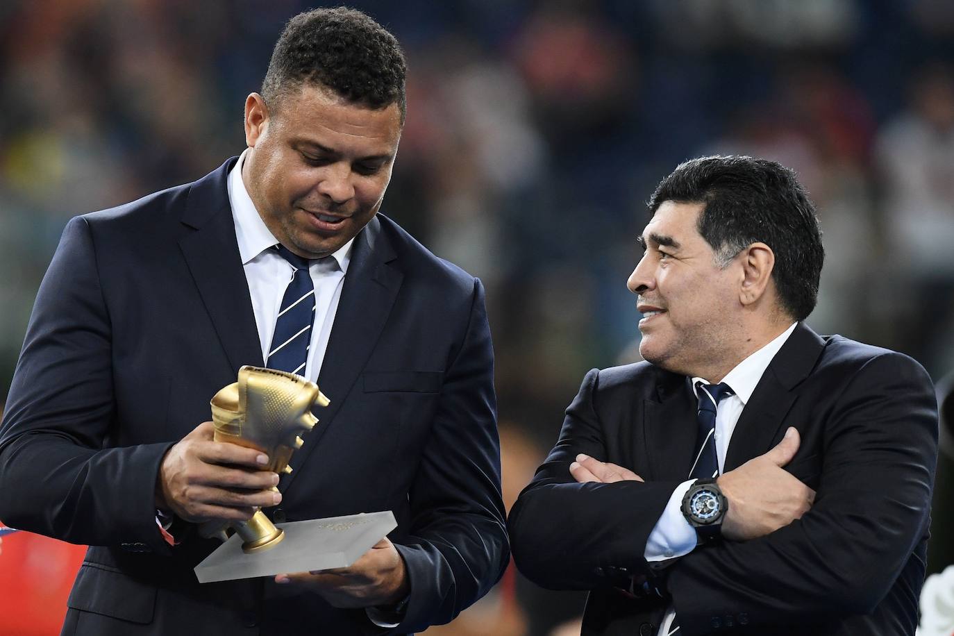 Ronaldo: «Pibe, tu legado es eterno. Tu magia en el campo nunca será olvidada»