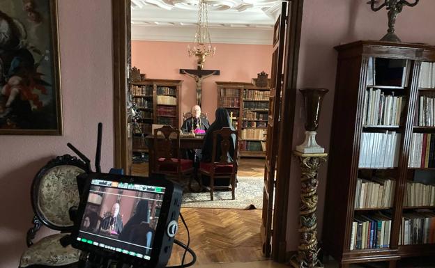 La parte noble del Palacio Episcopal de Ciudad Rodrigo, escenario de la película de Pablo Moreno