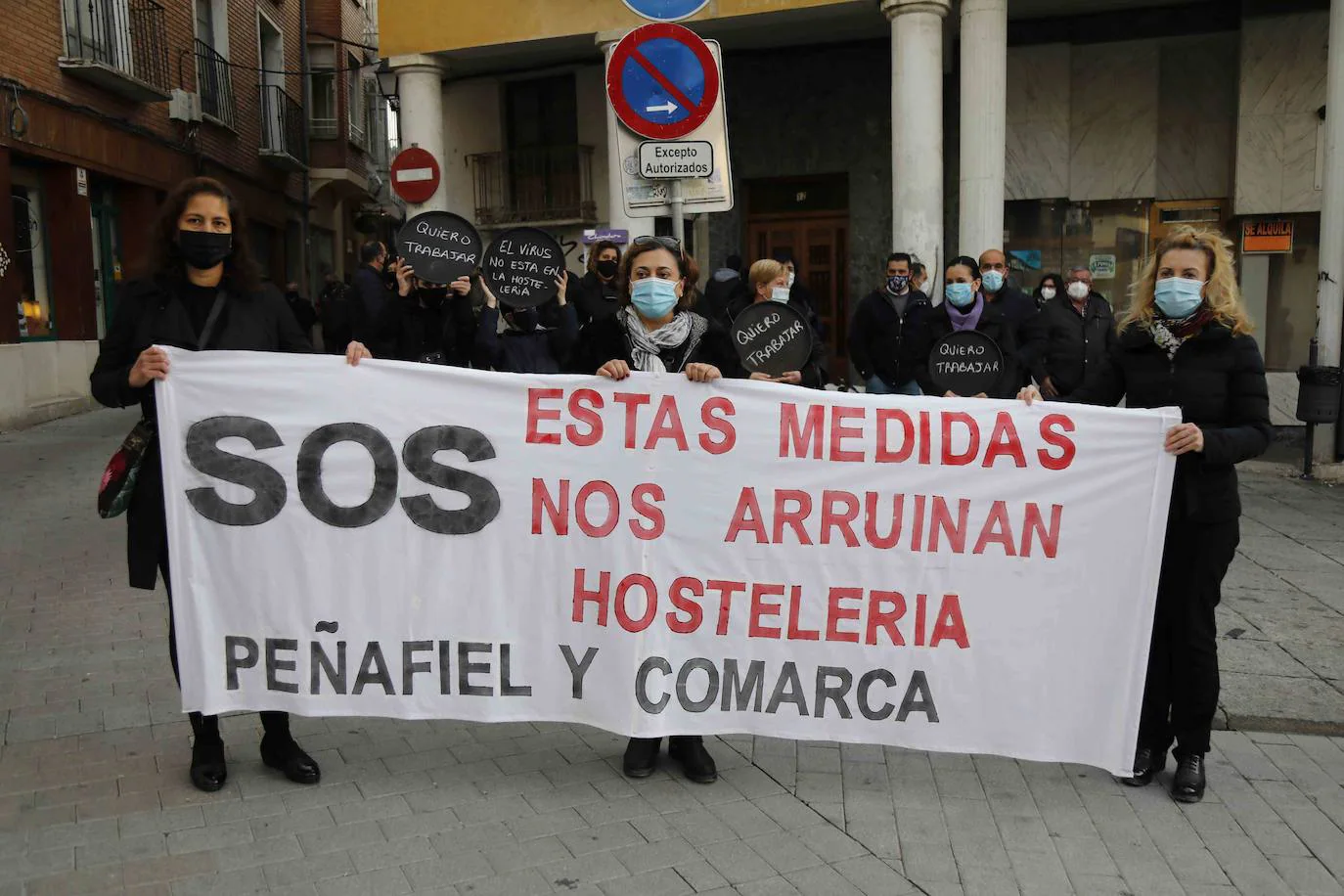 Fotos: Los Hosteleros De Peñafiel Vuelven A Salir A La Calle | El Norte ...