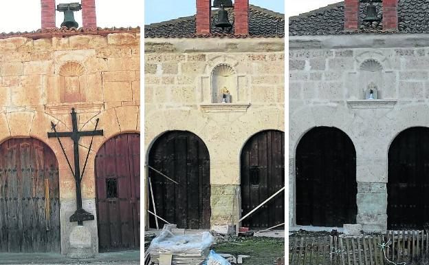 Vecinos de Padilla paralizan la 'reforma' de un octogenario en la ermita del pueblo