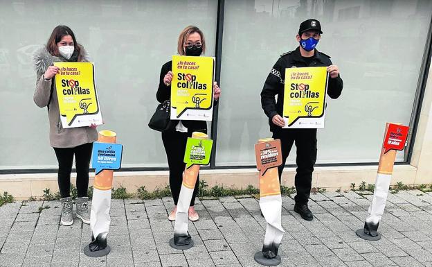 Laguna lanza una campaña contra el vertido de colillas en las calles