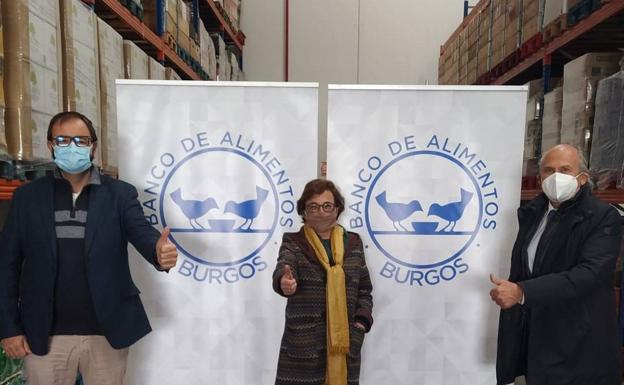 Gloval dona 3.000 euros al Banco de Alimentos de Burgos gracias al compromiso de sus empleados y el apoyo de sus clientes
