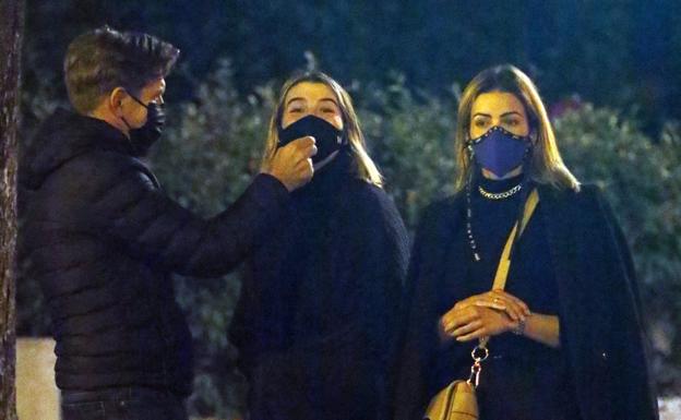 Alba Díaz celebra su cumpleaños con Manuel Díaz y Virginia Troconis