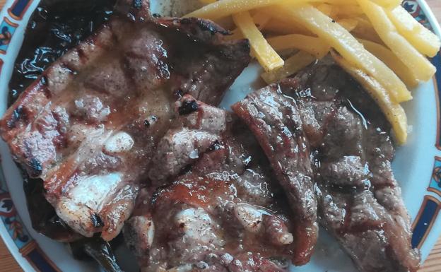 Churrasco con salsa secreta