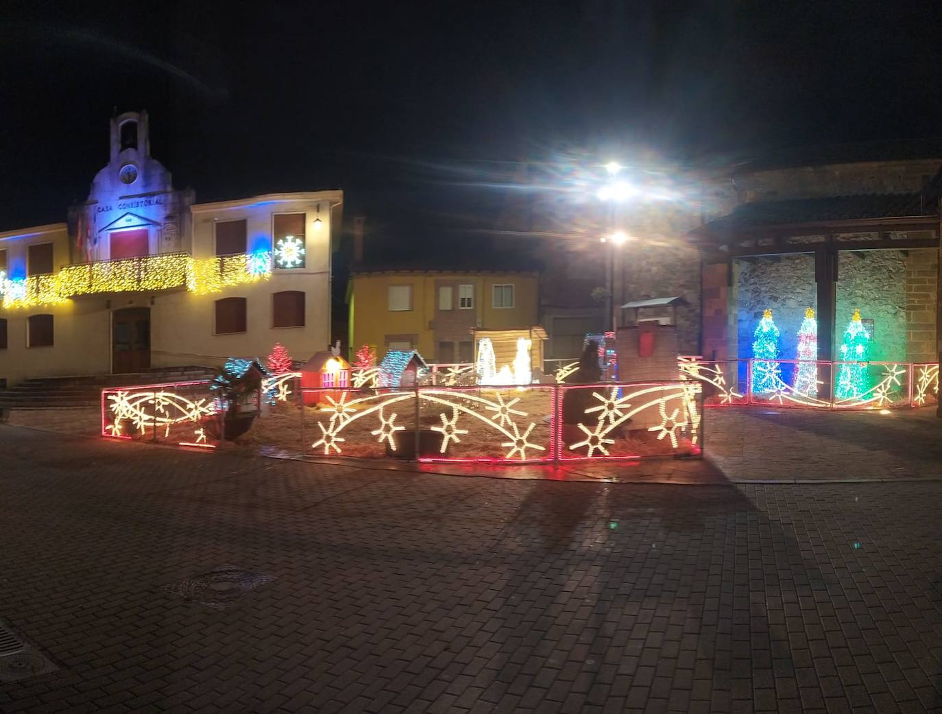 Vigo se hace eco de la iluminación navideña de Velilla del Río Carrión