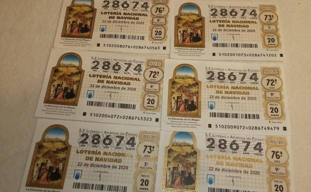 Un quinto premio viaja de Madrid a Coca vía Whatsapp