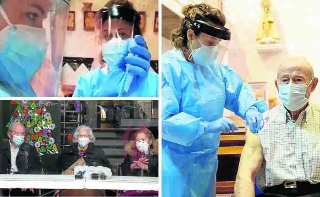 Ancianos y trabajadores de residencias autorizan su vacunación de forma masiva