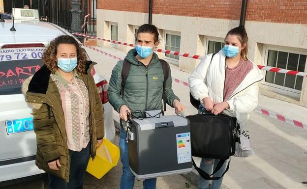 La residencia San Bernabé de Palencia da el relevo a Cevico en la vacuna de la covid