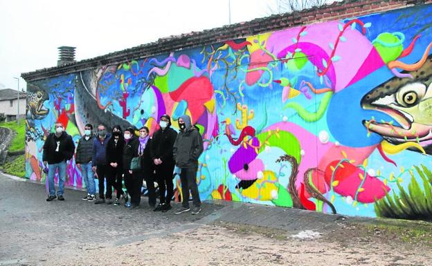 El arte urbano toma el parque Huerta del Duque de Cuéllar