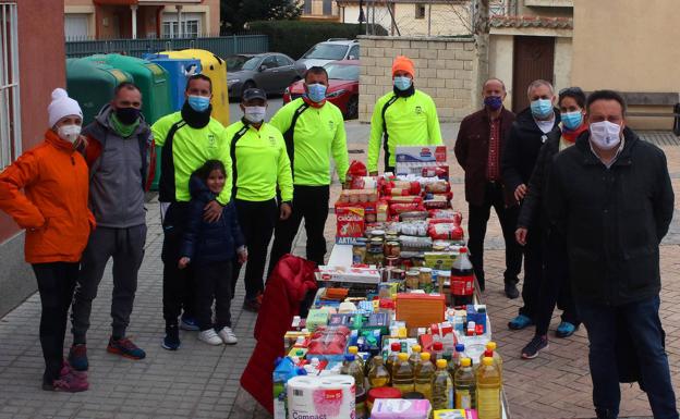 Palazuelos recoge más de 400 kilos de productos para el Banco de Alimentos
