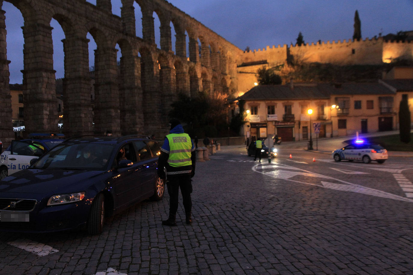 La Policía Local de Segovia tramita una veintena de sanciones por saltarse el cierre perimetral