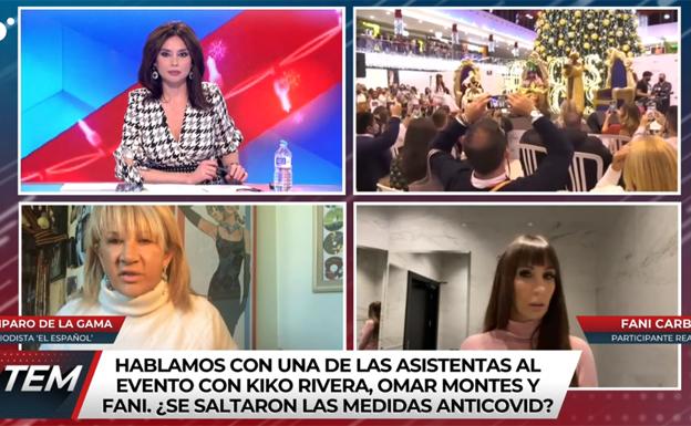 Fani mantiene una tensa discusión en el programa 'Todo es mentira' por el acto con famosos desalojado en Marbella