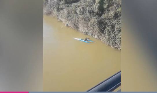 Dos piragüistas colaboran para rescatar a un varón que se lanzó al río en Valladolid