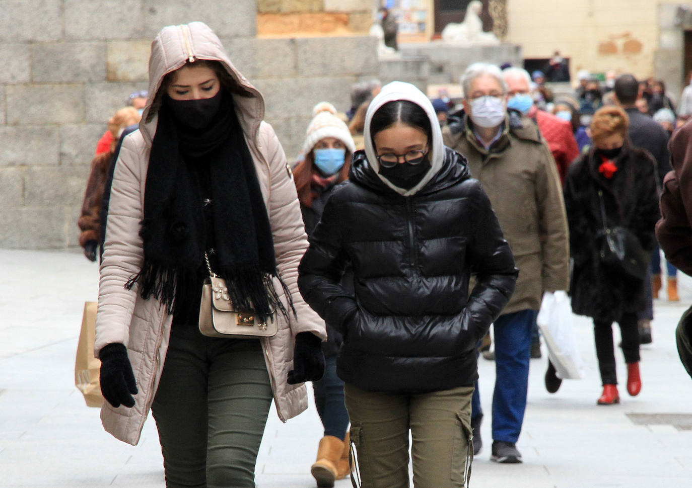 Un episodio «extremo» de frío y nieve sucede al segundo año más cálido de la provincia de Segovia