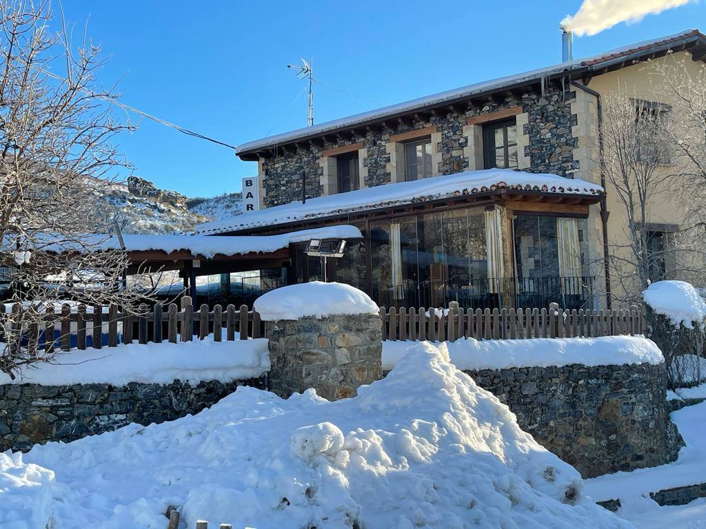 El termómetro baja hasta los -21,5 grados en la Montaña Palentina