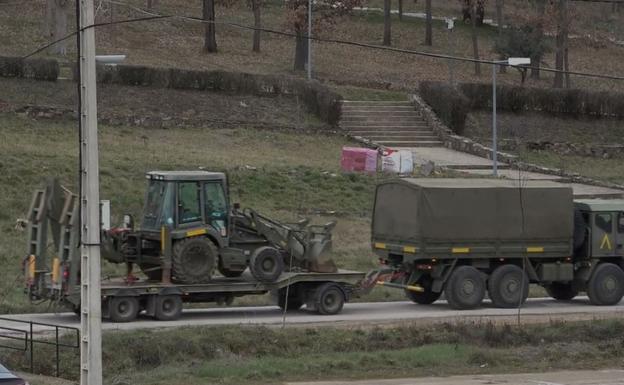 La UME envía dos unidades a Valladolid y Segovia con 78 militares