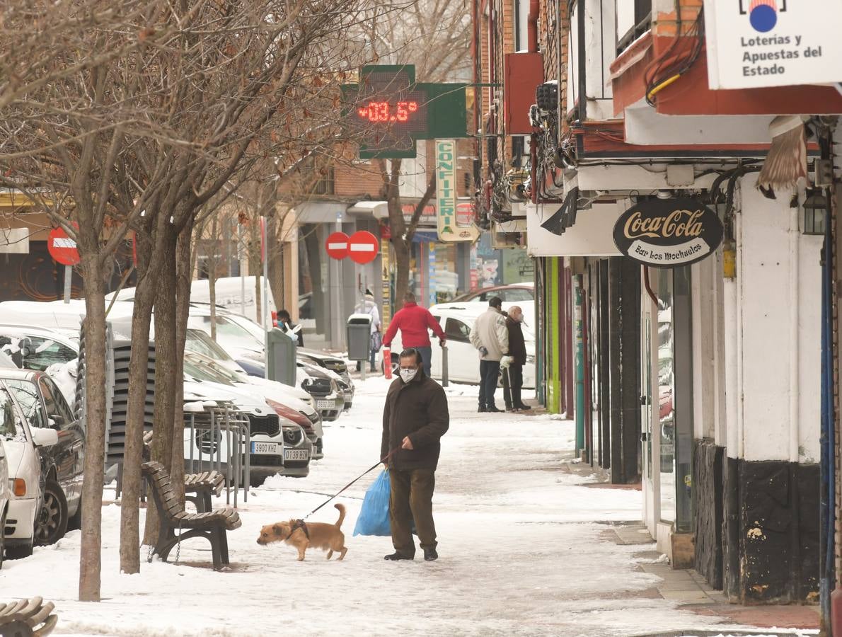 El hielo, protagonista de este domingo en Valladolid