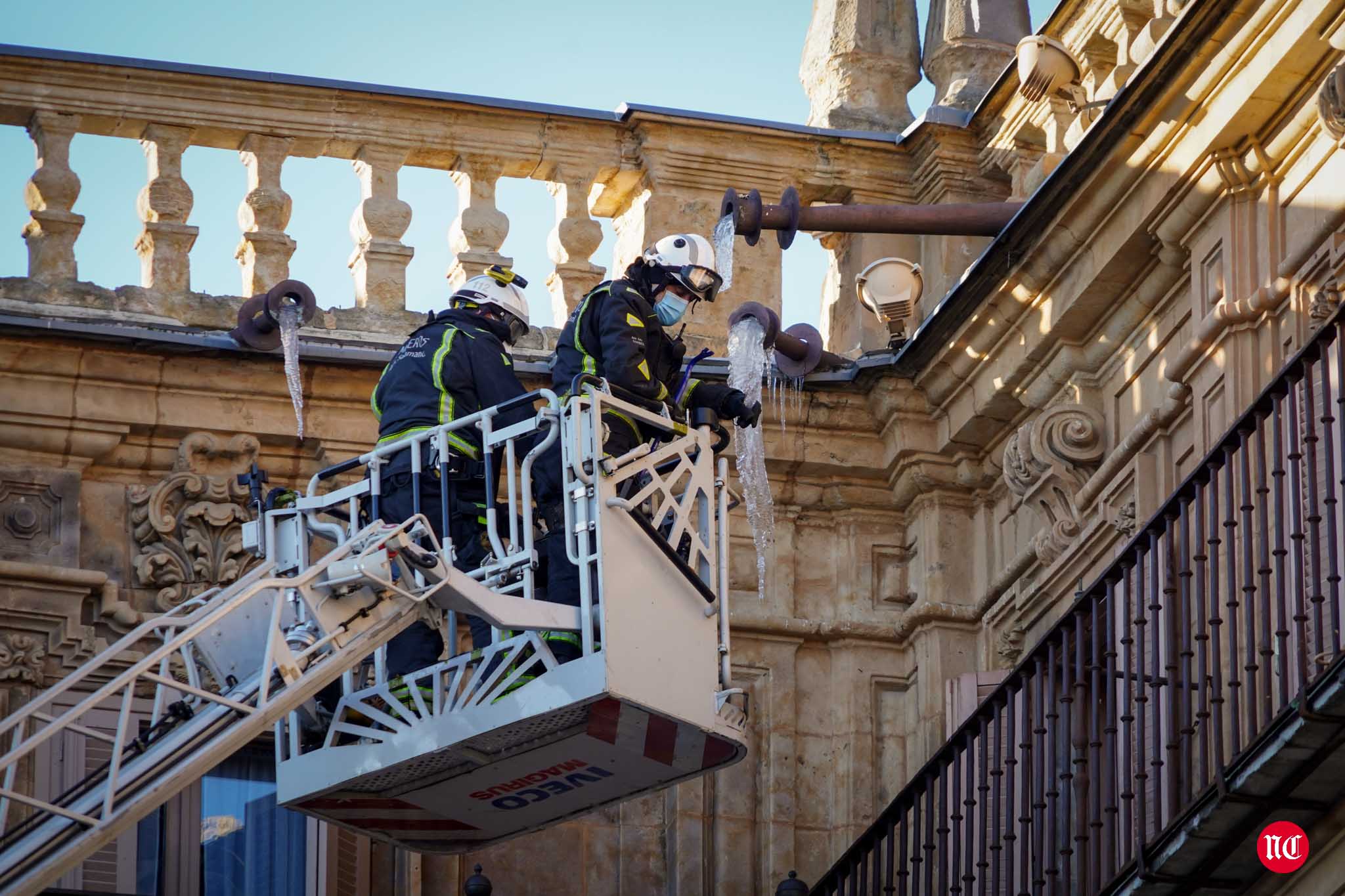Salamanca se intenta recuperar de Filomena