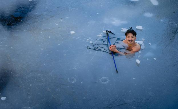 Xiaodeng Chen: el norteamericano que se baña en las heladas aguas del Duero