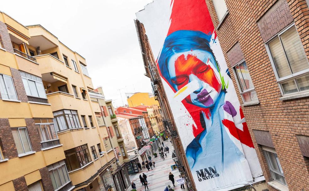 El mural de la calle Mantería de Valladolid, entre los más bellos del mundo en 2020