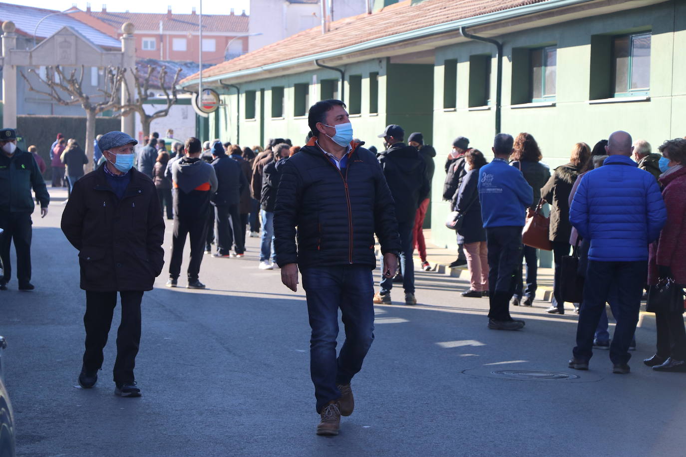 Cribado masivo en la localidad leonesa de Santa María del Páramo