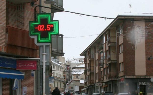 La localidad segoviana de Cuéllar registra la décima mínima de España con -5,5 grados