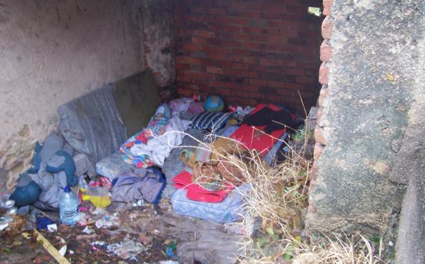 Vivir sin un techo con temperaturas bajo cero