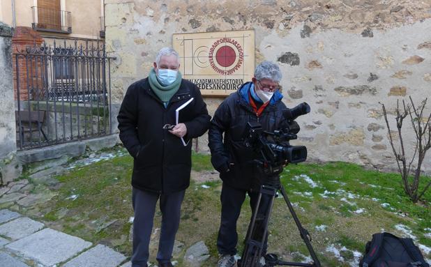 Dufour graba en Segovia imágenes para el documental sobre Luis Cernuda