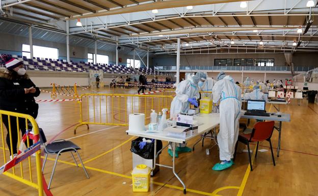 La primera jornada de cribado en Zaratán se salda con 18 positivos en 888 test realizados