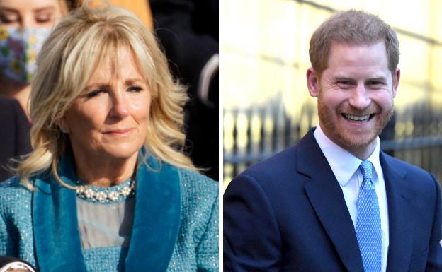 El príncipe Harry y Jill Biden, unidos por la solidaridad