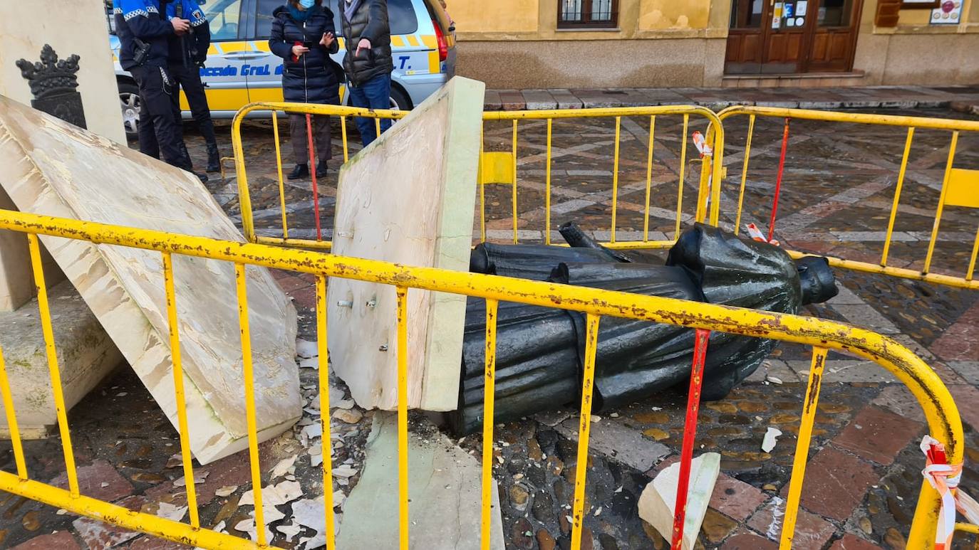 Las Cabezadas de León caen al suelo