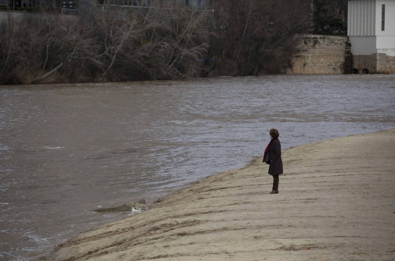 Crecida del río Pisuerga en Valladolid y la provincia