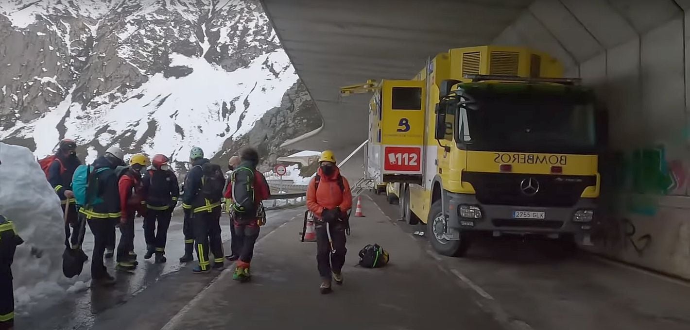 Intenso trabajo de rescate