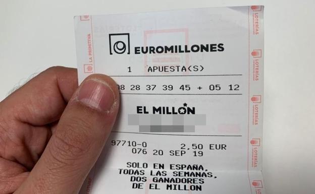 Un boleto sellado en Valencia de Don Juan, premiado con 'El Millón' del Euromillones